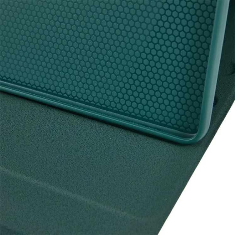 10.1-311FU For Lenovo Tab 10.1 (2025) (TB-311FU / TB-311XU) Wireless Bluetooth-Compatible Keyboard Protective Cover - Midnight Green