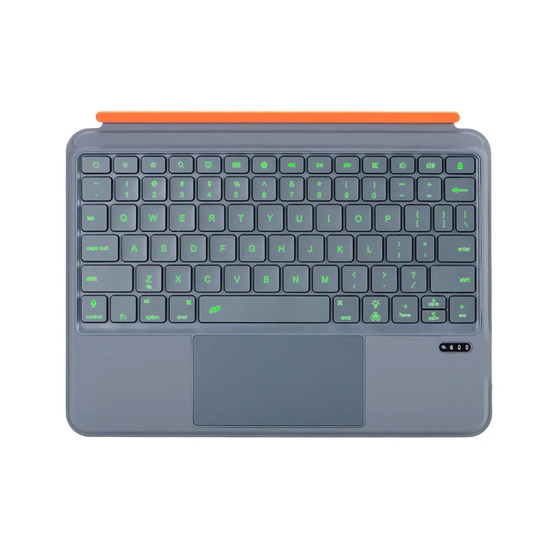 K05 Leather Case for iPad 10.2 (2021) / (2020) / (2019) Metal Rotating Hinge Bluetooth-Compatible Keyboard with Backlit