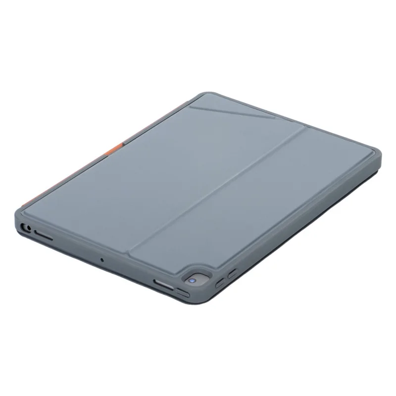 K05 Leather Case for iPad 10.2 (2021) / (2020) / (2019) Metal Rotating Hinge Bluetooth-Compatible Keyboard with Backlit