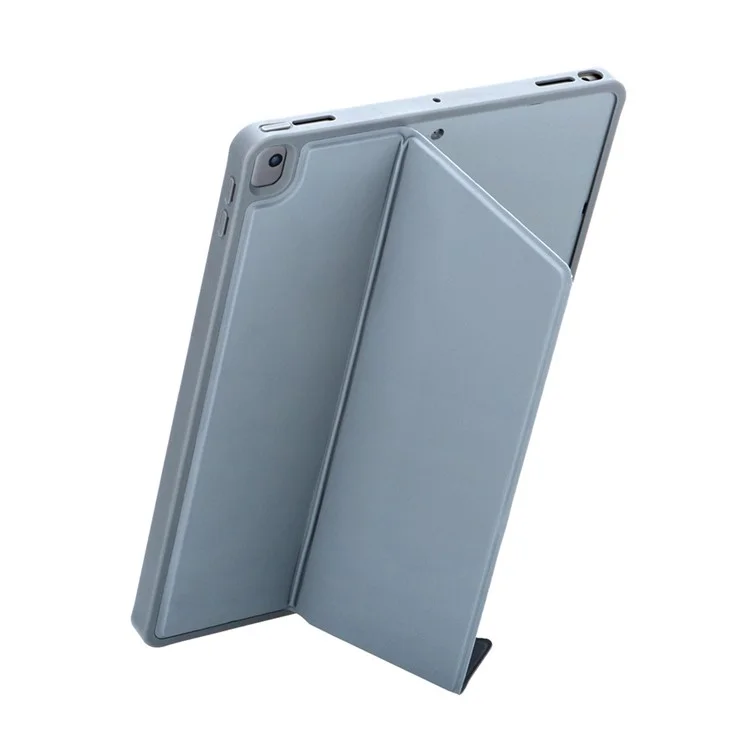 K05 Leather Case for iPad 10.2 (2021) / (2020) / (2019) Metal Rotating Hinge Bluetooth-Compatible Keyboard with Backlit