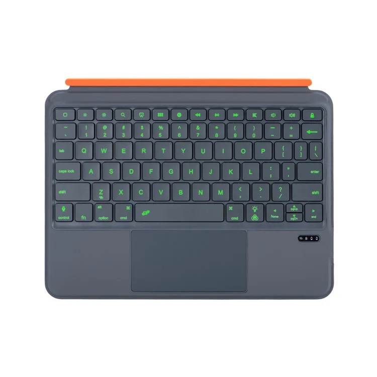 K07 Leather Case for iPad (2025) / Air 11 (2025) / Air 11 (2024) Metal Rotating Hinge Bluetooth-Compatible Keyboard with Backlit