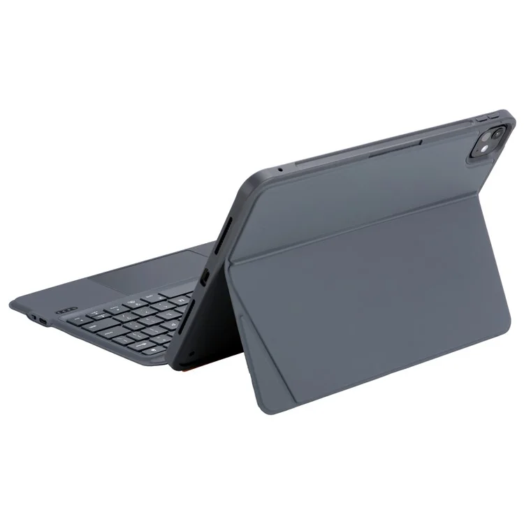 K07 Leather Case for iPad (2025) / Air 11 (2025) / Air 11 (2024) Metal Rotating Hinge Bluetooth-Compatible Keyboard with Backlit