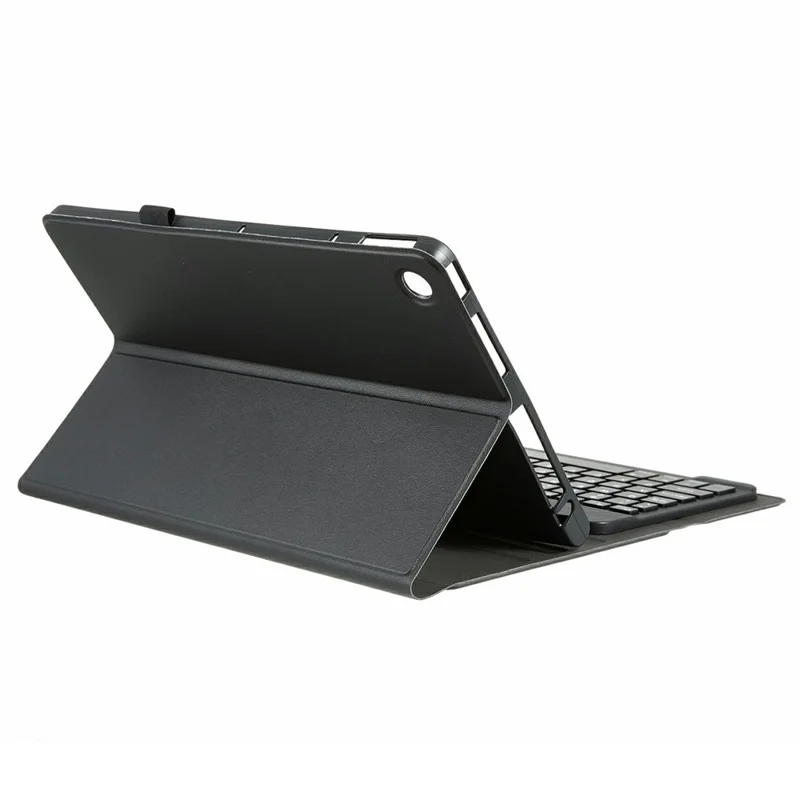 For Lenovo Tab Plus Leather Case with English Ukrainian Bluetooth-Compatible Keyboard Tablet Cover