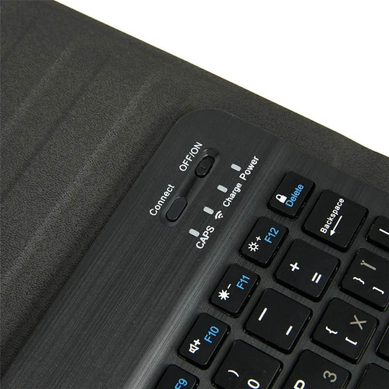For Lenovo Tab Plus Leather Case with English Ukrainian Bluetooth-Compatible Keyboard Tablet Cover