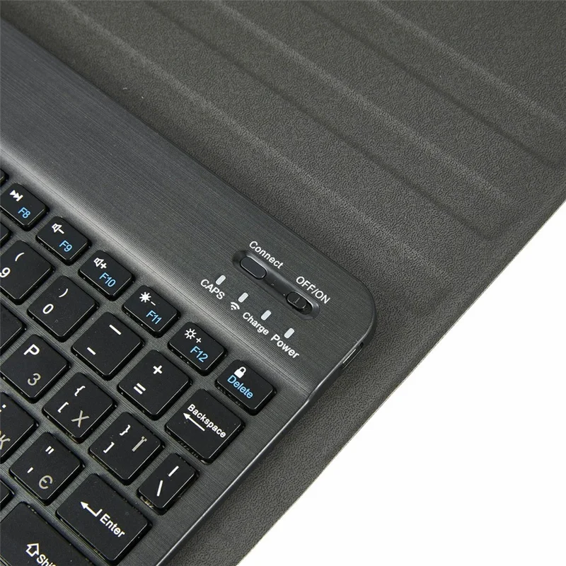 For Lenovo Tab Plus Leather Case with English Ukrainian Bluetooth-Compatible Keyboard Tablet Cover
