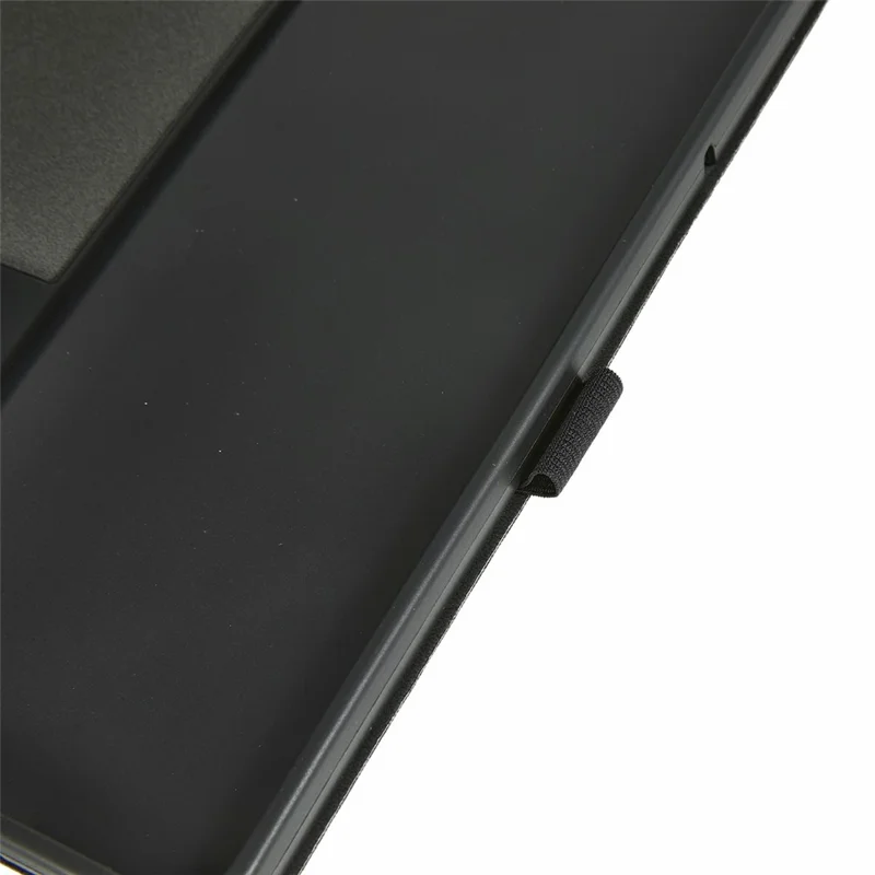 For Lenovo Tab Plus Leather Case with English Ukrainian Bluetooth-Compatible Keyboard Tablet Cover with Touchpad