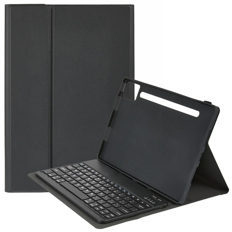 Funda de cuero sintético con teclado compatible con Bluetooth para Lenovo Idea Tab Pro, teclado en inglés y ucraniano