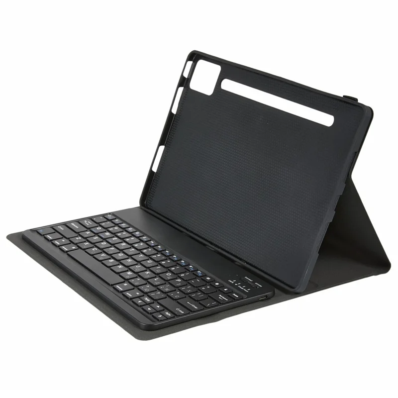 Funda de cuero sintético con teclado compatible con Bluetooth para Lenovo Idea Tab Pro, teclado en inglés y ucraniano