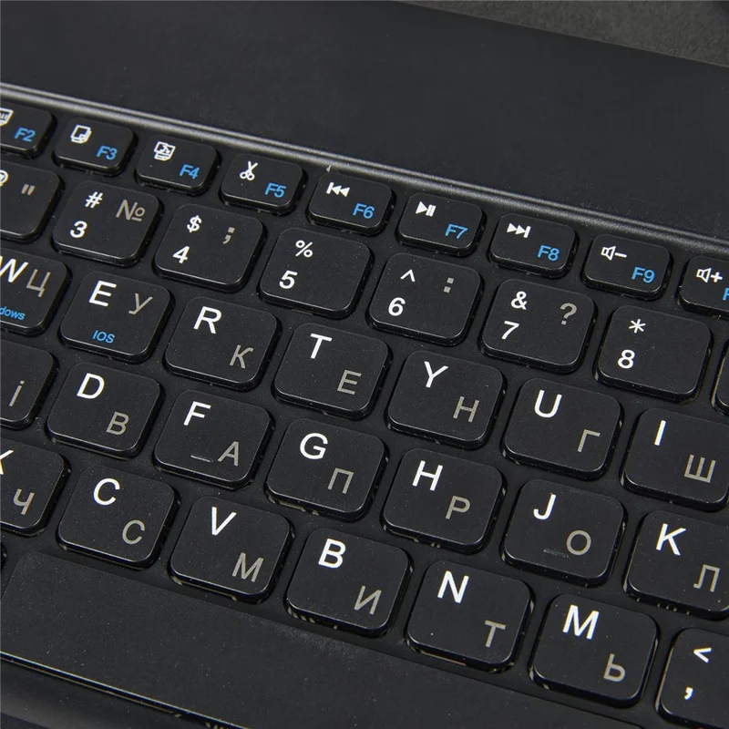 Funda de cuero sintético con teclado compatible con Bluetooth para Lenovo Idea Tab Pro, teclado en inglés y ucraniano