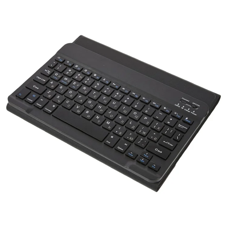For Lenovo Tab 10.1 (2025) TB311 PU Leather Stand Case with Bluetooth-Compatible Keyboard, English + Ukrainian Keyboard
