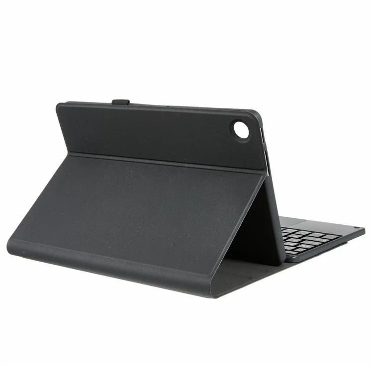 Funda de Cuero para Lenovo Tab 10.1 (2025) TB311 con Teclado Bluetooth Compatible con Inglés y Ucraniano con Touchpad