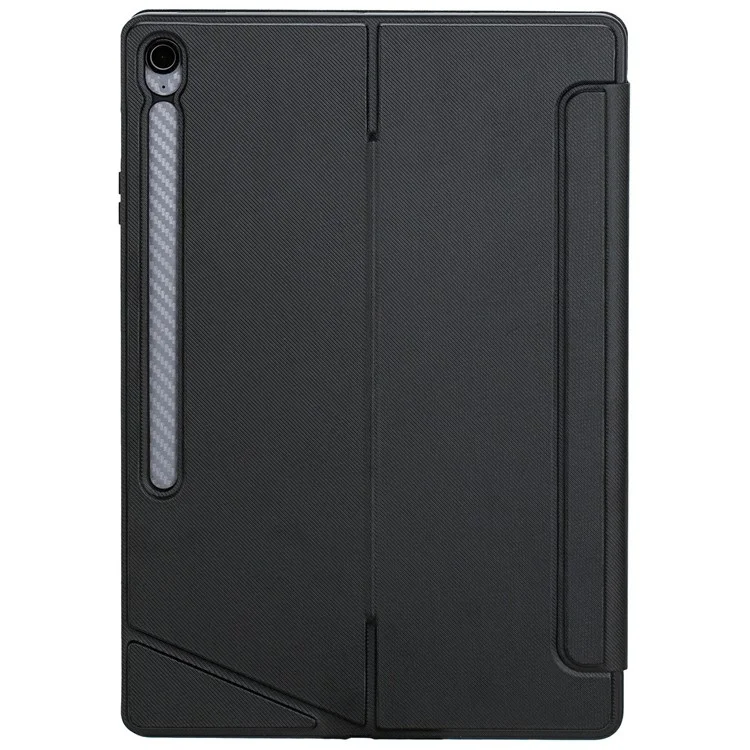Custodia in pelle con tastiera Bluetooth retroilluminata T820B-AS per Samsung Galaxy Tab S10 FE+ X620 / X626B