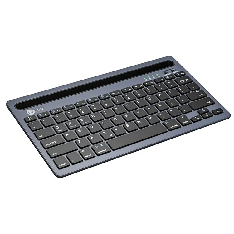 LECOO KB100 Universal Wireless Bluetooth-Compatible Keyboard for Laptop / Phone / Tablet - Grey