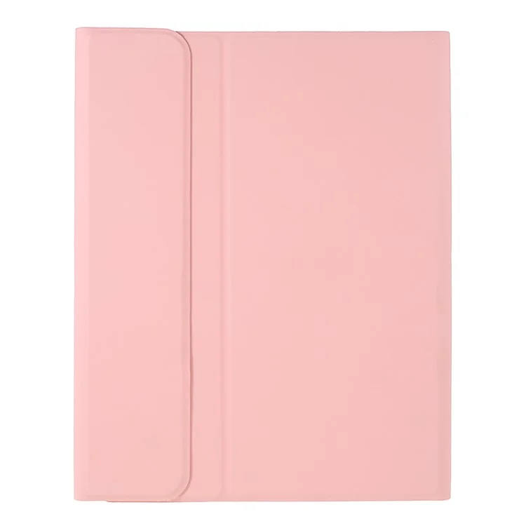 Wireless Touch Bluetooth Keyboard Skin-feel Leather Tablet Stand Case for iPad 10.2 (2021)/(2020)/(2019)/Pro 10.5-inch (2017)/Air 10.5 inch (2019) - Pink