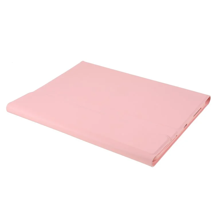 Funda protectora con teclado táctil inalámbrico Bluetooth y soporte para tablet, para iPad 10.2 (2021)/(2020)/(2019)/Pro 10.5 pulgadas (2017)/Air 10.5 pulgadas (2019) - Color rosa