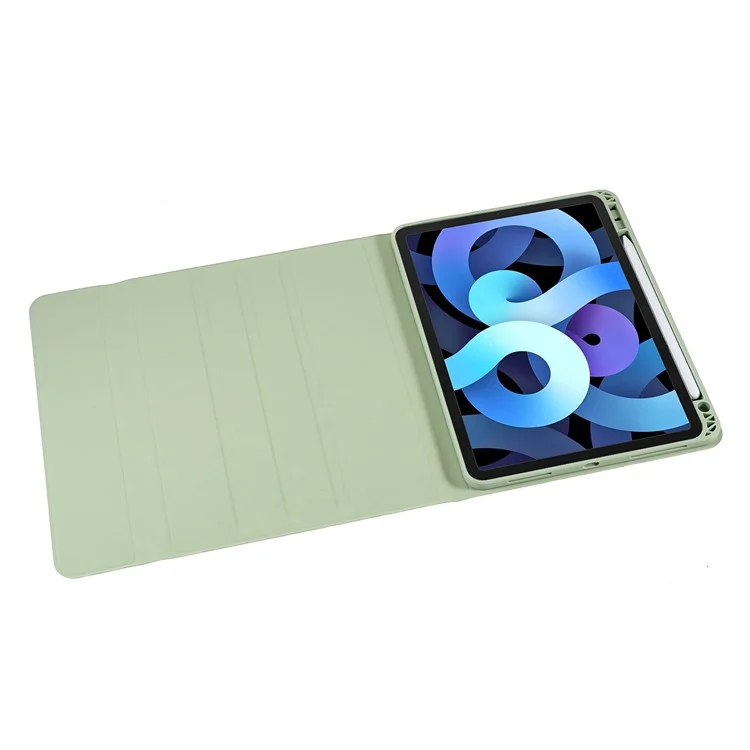 Tastiera Bluetooth Touchpad Custodia in Pelle per Supporto Tablet per iPad Air 11 (2024) / Air (2020) / Air (2022) - Verde