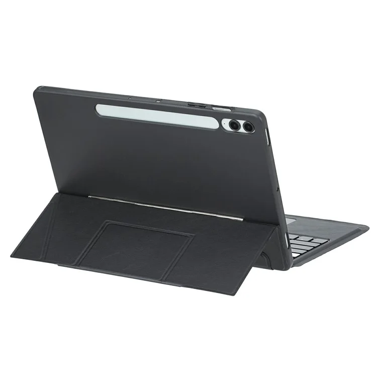 HY-820B For Samsung Galaxy Tab S10 FE+ X620 / X626B Detachable Touchpad Backlit Bluetooth-Compatible Keyboard Tablet Stand Cover