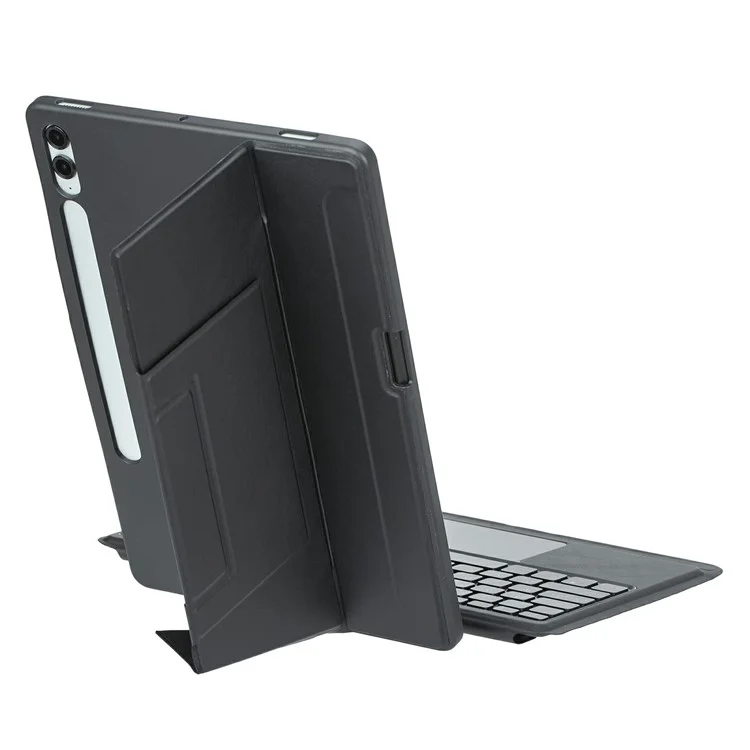 HY-820B For Samsung Galaxy Tab S10 FE+ X620 / X626B Detachable Touchpad Backlit Bluetooth-Compatible Keyboard Tablet Stand Cover