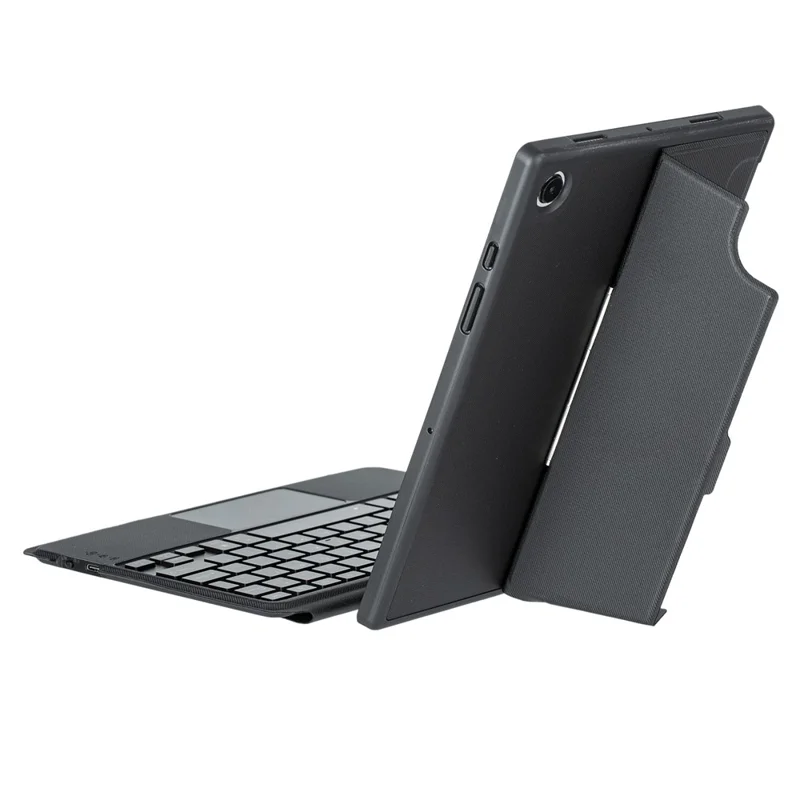 TA09B-AS для Samsung Galaxy Tab A9+ Клавиатура с подсветкой и сенсорной панелью, совместимая с Bluetooth, кожаный чехол