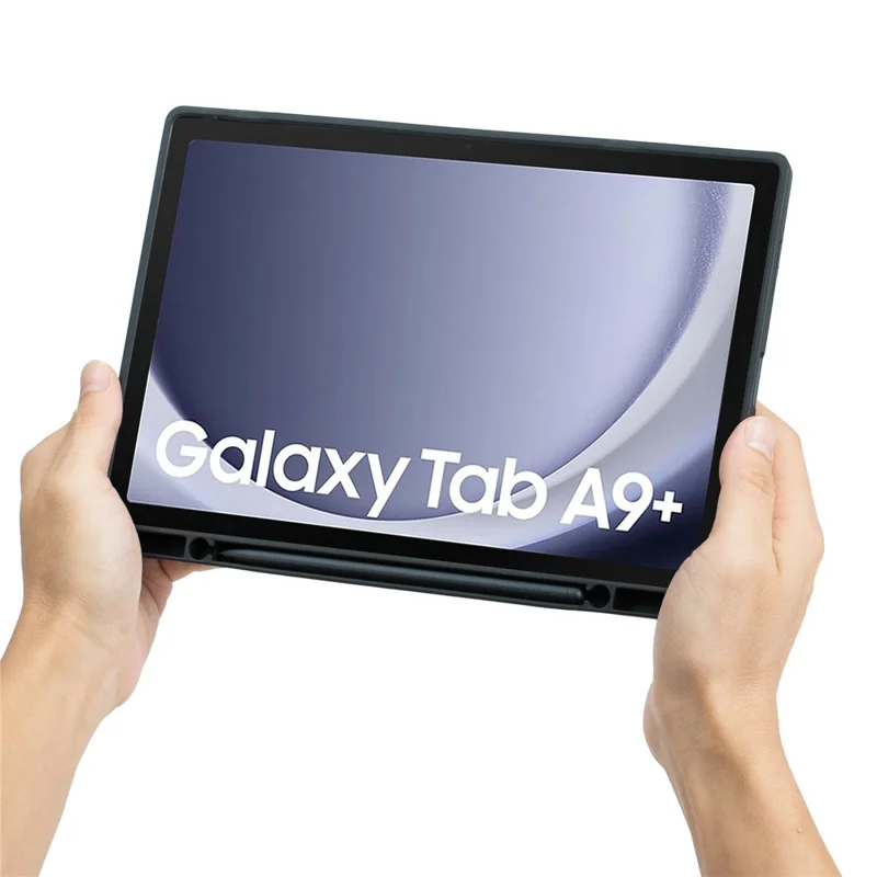 TA09B-AS для Samsung Galaxy Tab A9+ Клавиатура с подсветкой и сенсорной панелью, совместимая с Bluetooth, кожаный чехол