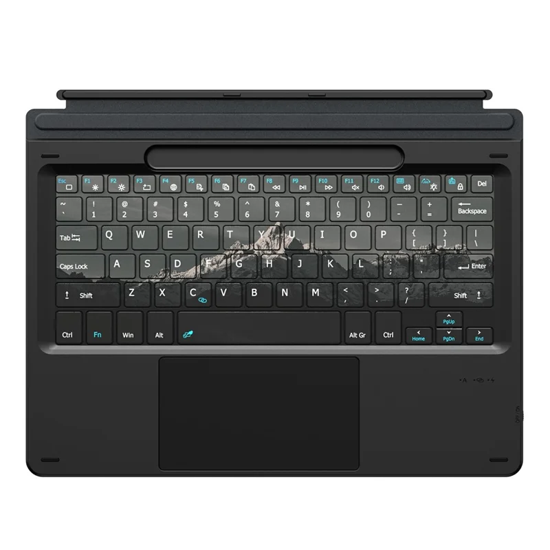 DUX DUCIS CK Pro Series For Microsoft Surface Pro 11 / 10 / 9 / 8 / X Touchpad Keyboard with Backlit - Mountain Landscape Color Edition