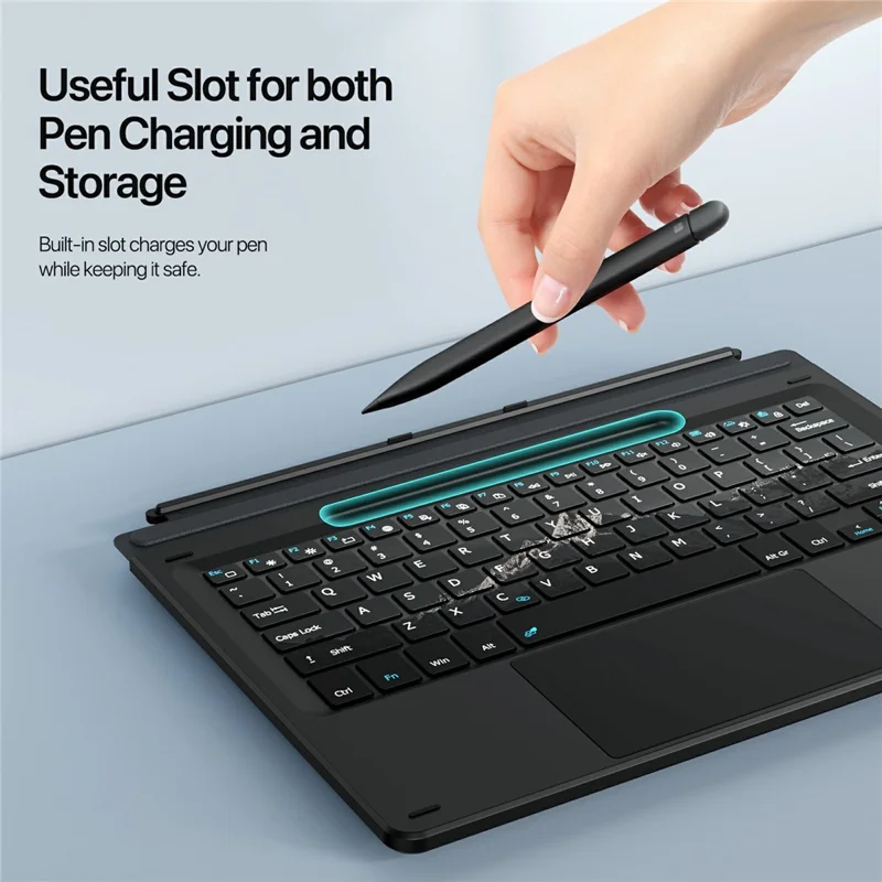DUX DUCIS CK Pro Series For Microsoft Surface Pro 11 / 10 / 9 / 8 / X Touchpad Keyboard with Backlit - Mountain Landscape Color Edition
