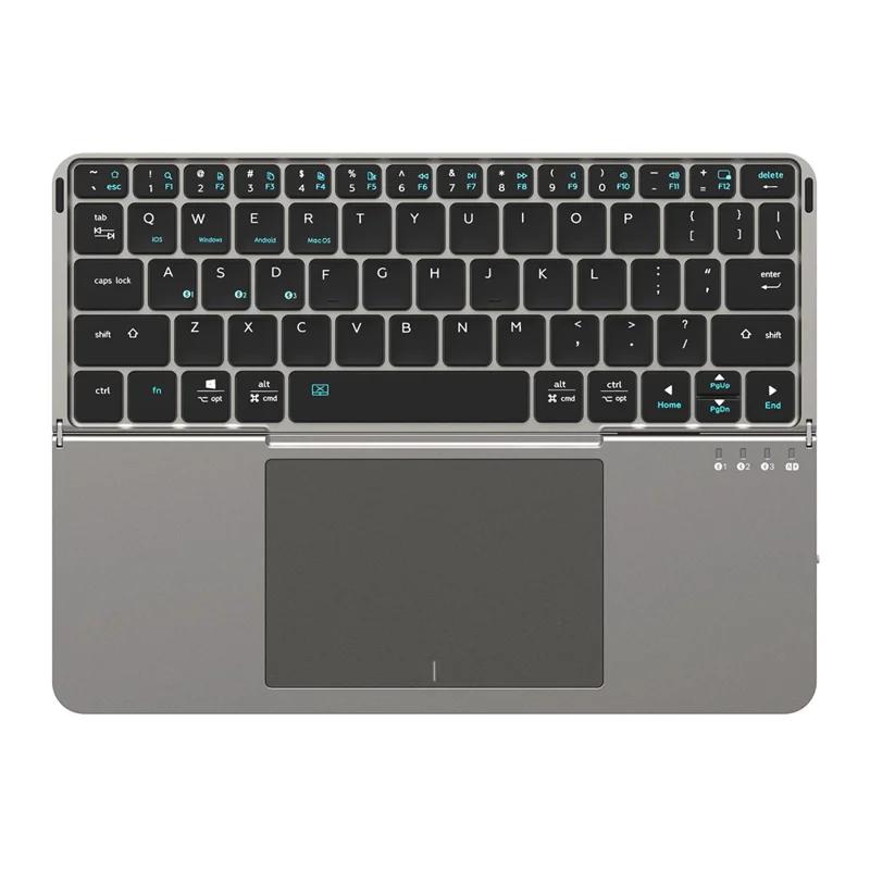 DUX DUCIS OK Faltbare Serie Touchpad-Tastatur für Tablet / Telefon Zweifach-Design Bluetooth-kompatibel 5.0 Tastatur