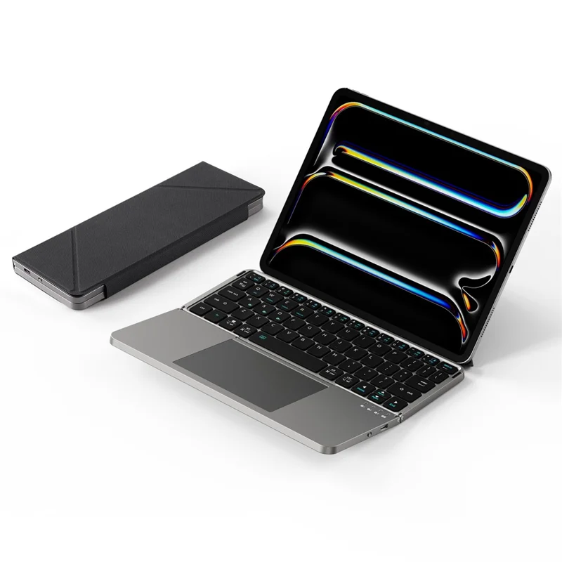 DUX DUCIS OK Faltbare Serie Touchpad-Tastatur für Tablet / Telefon Zweifach-Design Bluetooth-kompatibel 5.0 Tastatur