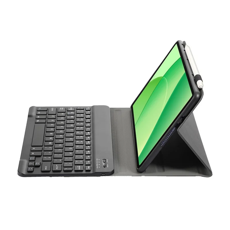 OP17 Für Oppo Pad SE Abnehmbares Bluetooth-kompatibles Tastatur-Etui Ultra-Dünn Leder Tablet-Ständer Hülle