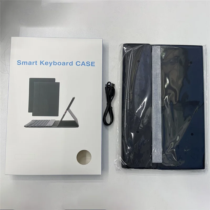 OP17 Für Oppo Pad SE Abnehmbares Bluetooth-kompatibles Tastatur-Etui Ultra-Dünn Leder Tablet-Ständer Hülle