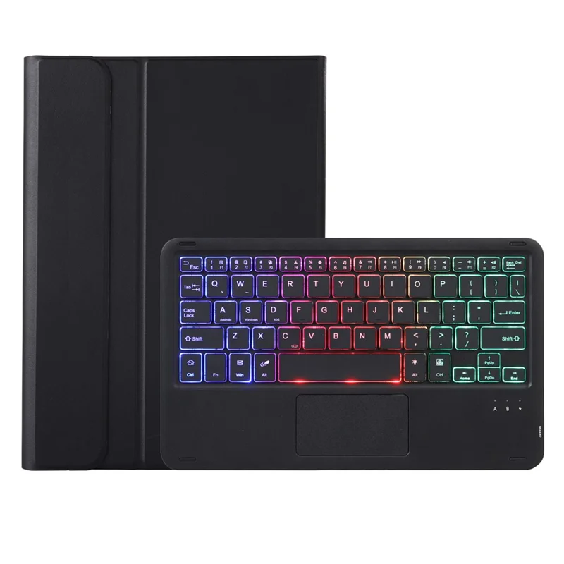 OP17-AS For Oppo Pad SE Detachable Bluetooth-Compatible Touchpad Backlit Keyboard Leather Tablet Case