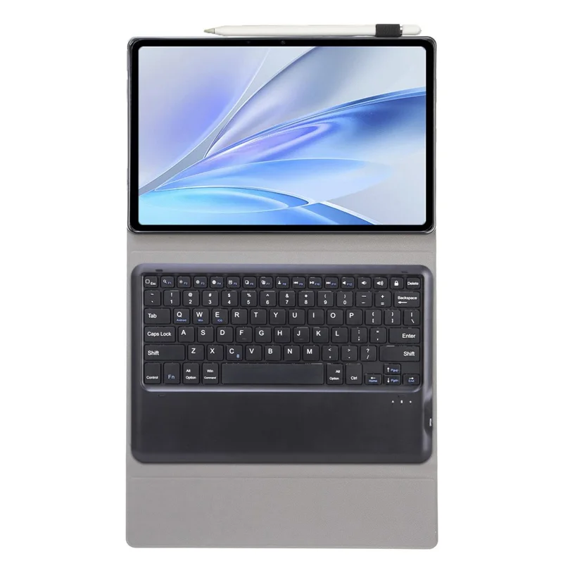 AV15 For vivo Pad SE Detachable Bluetooth-Compatible Keyboard Ultra Thin Leather Tablet Case - Black