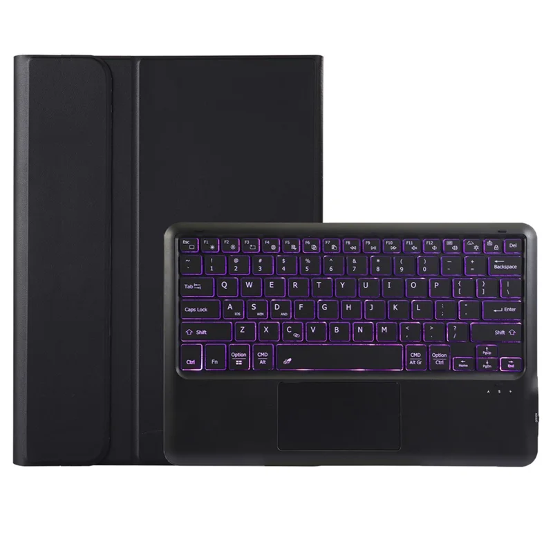 AV15-AS For vivo Pad SE Detachable Bluetooth-Compatible Touchpad Backlit Keyboard Leather Tablet Case