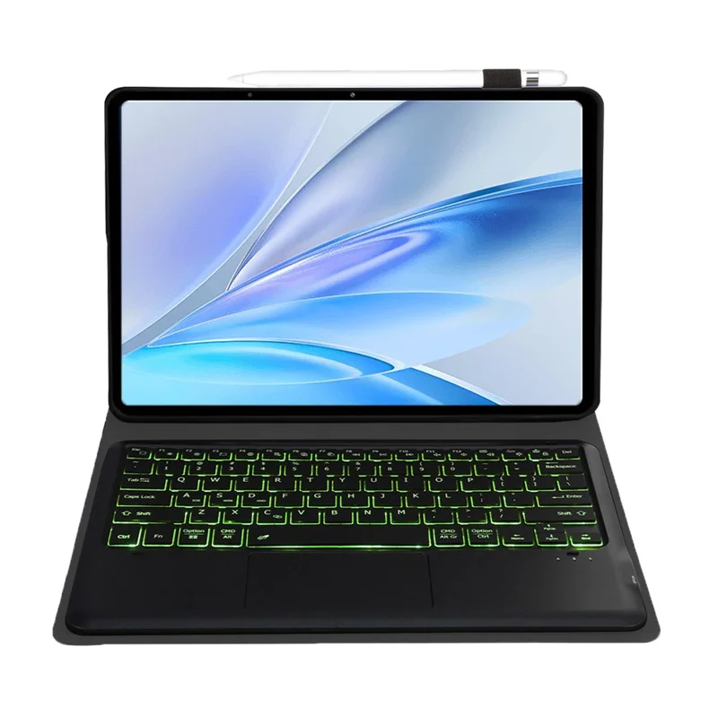 AV15-AS For vivo Pad SE Detachable Bluetooth-Compatible Touchpad Backlit Keyboard Leather Tablet Case