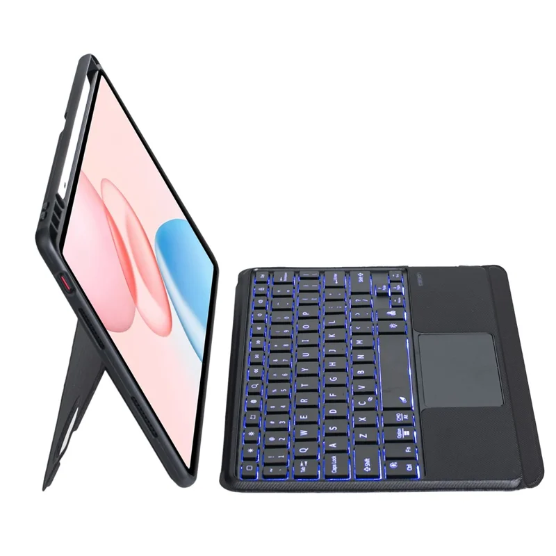 TH29-AS For Honor Pad 10 Beleuchtete Touchpad Bluetooth-kompatible Tastatur Lederhülle