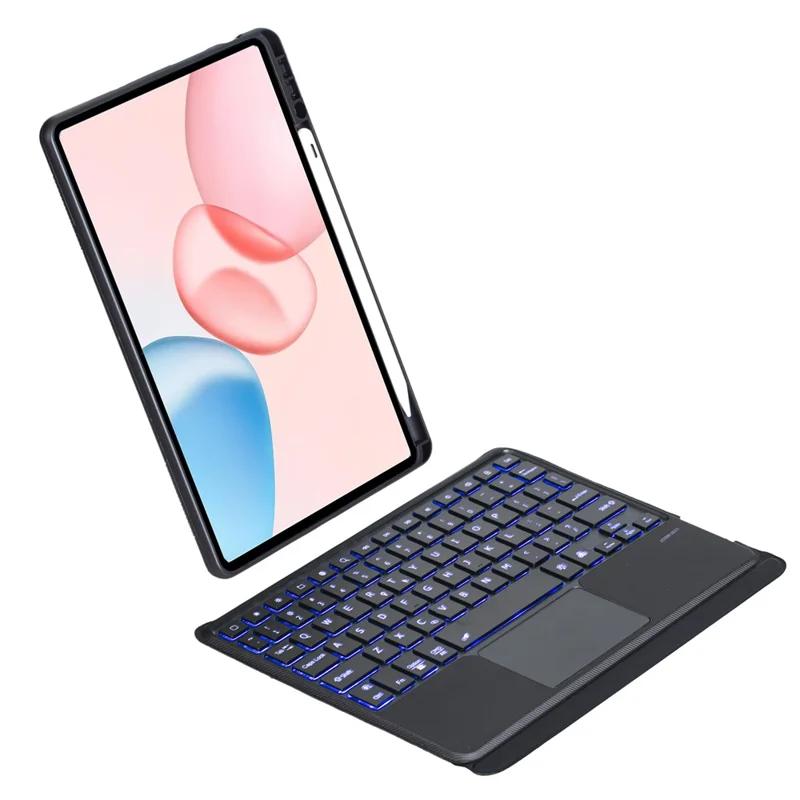TH29-AS For Honor Pad 10 Beleuchtete Touchpad Bluetooth-kompatible Tastatur Lederhülle