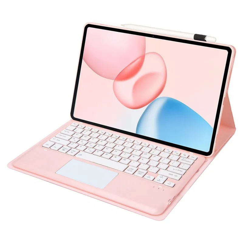 AH29-A For Honor Pad 10 Detachable Touchpad Bluetooth-Compatible Keyboard Leather Tablet Case - Pink