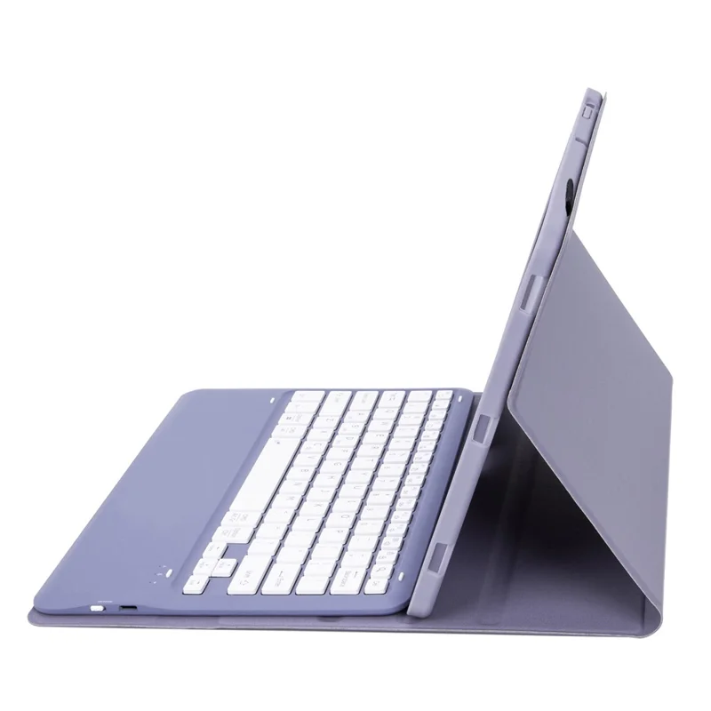 AH29 till Honor Pad 10, avtagbar Bluetooth-kompatibel tangentbord, ultratunt läder surfplatta väska - Lila
