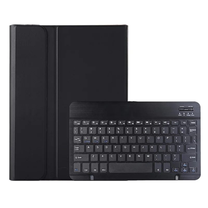 AH28 Pour Honor Pad X9a / X9 Pro Étui de tablette en cuir + TPU avec clavier Bluetooth détachable - Noir