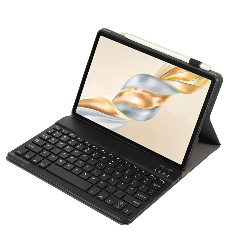 AH28 Pour Honor Pad X9a / X9 Pro Étui de tablette en cuir + TPU avec clavier Bluetooth détachable - Noir