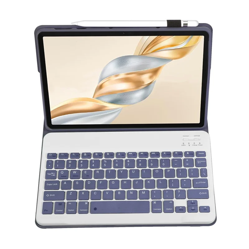 AH28 Pour Housse de Tablette Honor Pad X9a / X9 Pro avec Clavier Bluetooth Détachable en Cuir + TPU - Violet