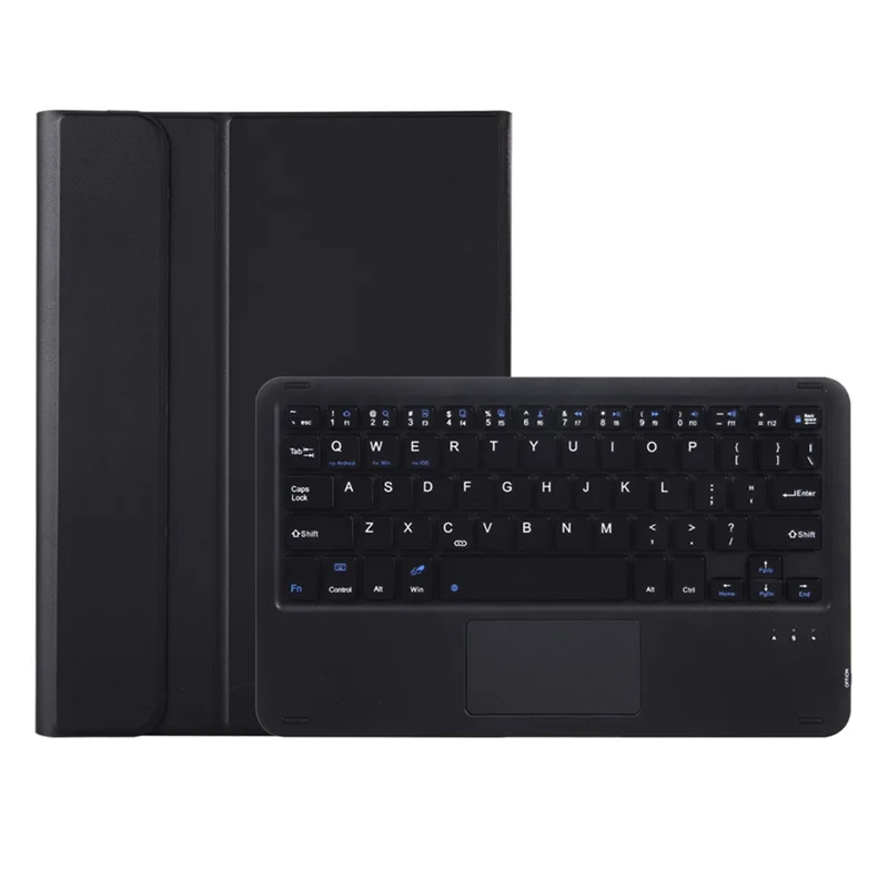 AH28-A Für Honor Pad X9a / X9 Pro Abnehmbares Touchpad Bluetooth-kompatibler Tastatur Ledertasche - Schwarz