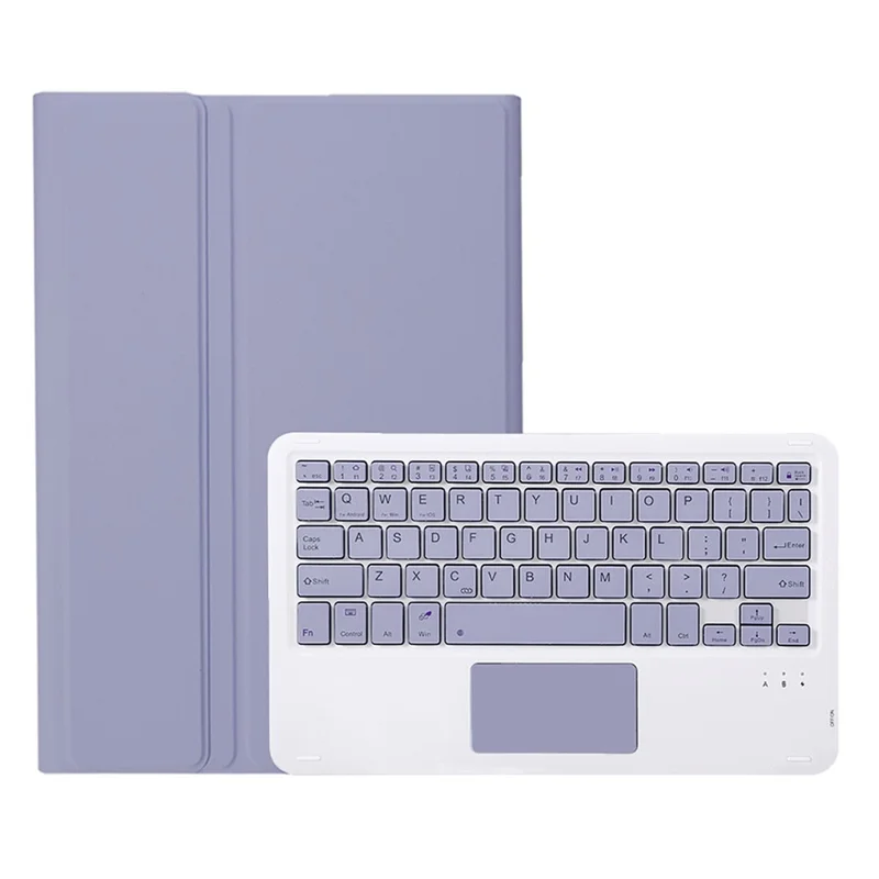 AH28-A For Honor Pad X9a / X9 Pro Detachable Touchpad Bluetooth-Compatible Keyboard Leather Tablet Case - Purple