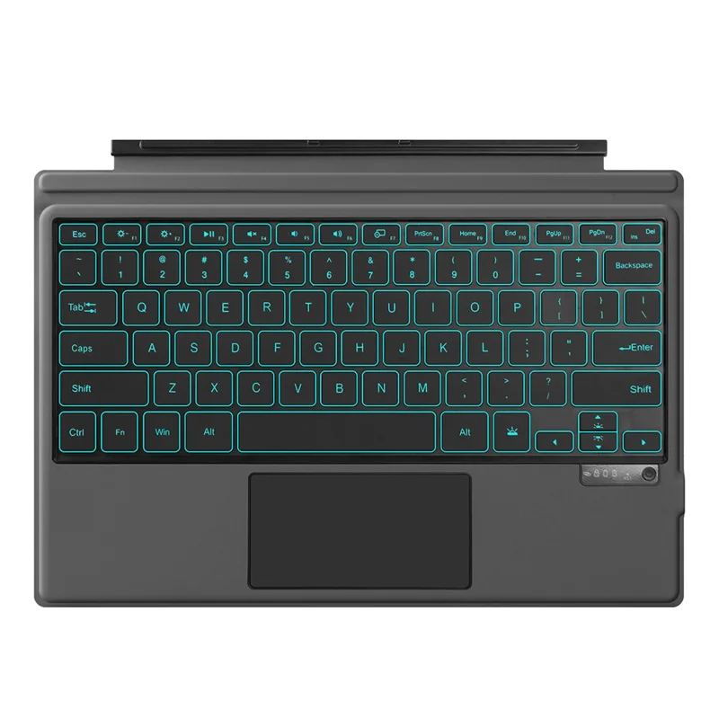 For Microsoft Surface Pro 7 / 6 / 5 / 4 Rechargeable Magnetic Bluetooth-compatible Wireless Keyboard with Backlit