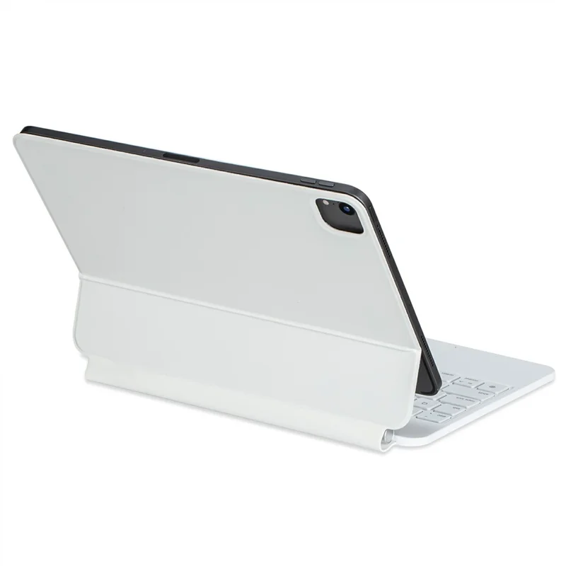 Floating Magnetic Keyboard Case for iPad Air 13 (2024) / iPad Pro 12.9 (2022) / (2021) / (2020) Bluetooth-compatible Keyboard - White