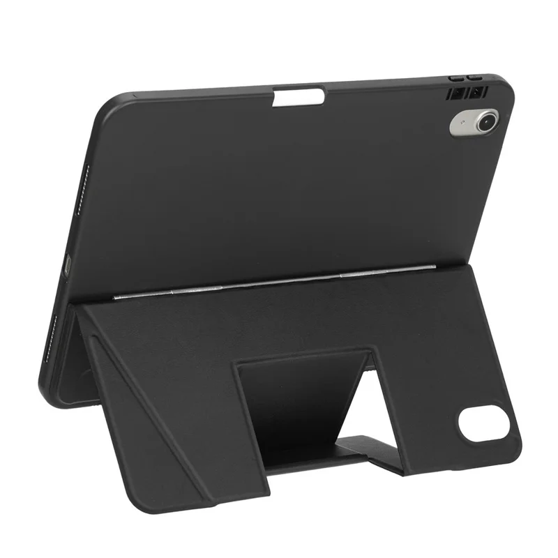 Para iPad (2025) / iPad 10.9 (2022) Capa com Suporte de Teclado Bluetooth Destacável com Touchpad e Iluminação de Fundo - Preto