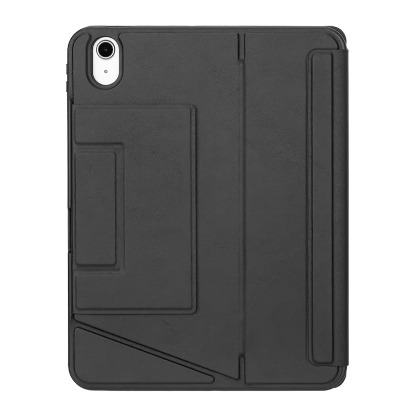 Para iPad (2025) / iPad 10.9 (2022) Capa com Suporte de Teclado Bluetooth Destacável com Touchpad e Iluminação de Fundo - Preto