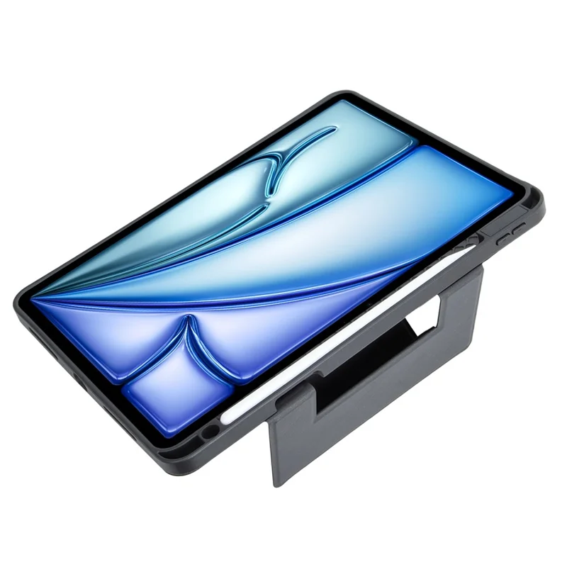 Étui support clavier compatible Bluetooth pour iPad Air 11 (2025) / (2024) / iPad Air (2022) / (2020) / iPad Pro 11 (2022) / (2021) / (2020) / (2018) - Noir