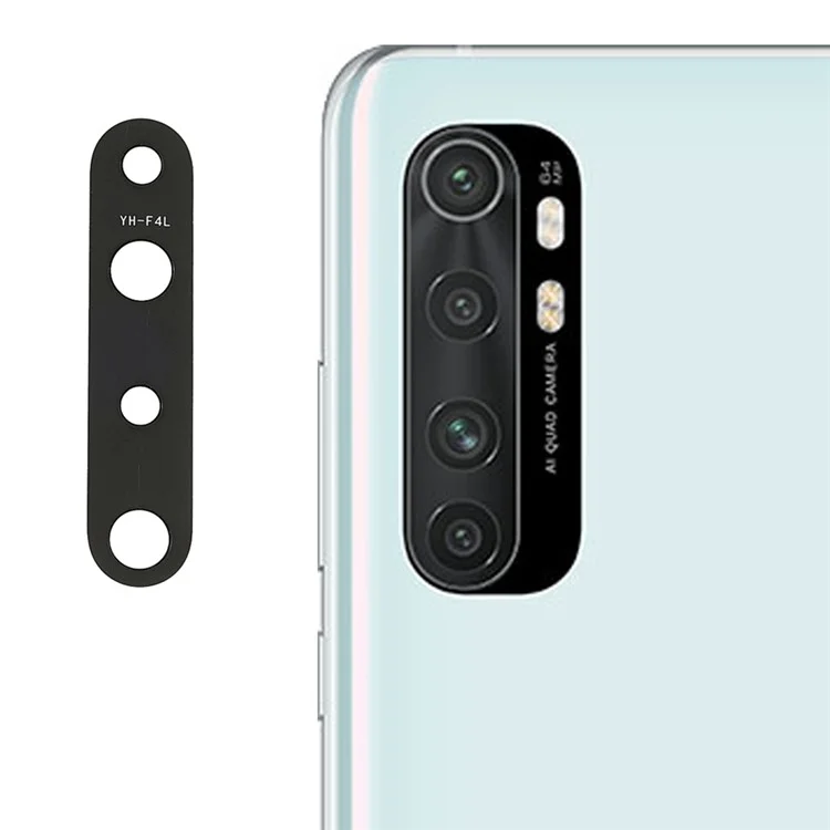 OEM Rear Back Camera Glass Lens Replacement Part for Xiaomi Mi Note 10 Lite (M2002F4LG, M1910F4G)