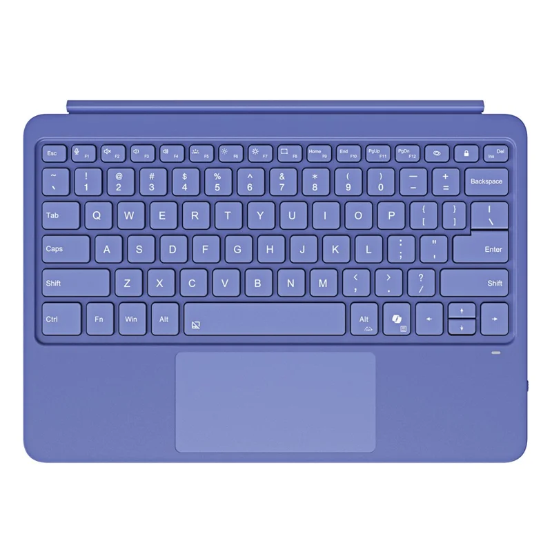 Teclado Bluetooth con retroiluminación para Microsoft Surface Pro de 12 pulgadas con panel táctil - Azul